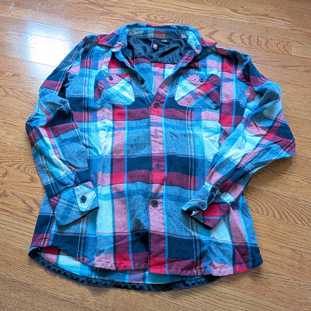 Element Multicolor Plaid Flannel Shirt